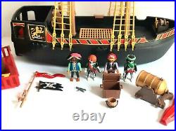 Playmobil 1978 Blackbeard's Pirate Ship & Accessories Vintage HIGHLY RARE
