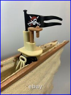 Playmobil Vintage Pirate Ship Set EUC Rare 1978 # 3050 / Incomplete 22 Tall