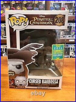 Pop Disney Pirates Of The Caribbean Cursed Barbossa Pop Vinyl EXPERT PACKAGING