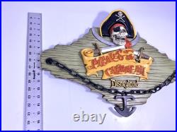 RARE 143/500 Disneyland 50th anniversary Pirates of the Caribbean Wall Plaque RARE 143/500 Disneyland 50th anniversary Pirates of the Caribbean Wall Plaque