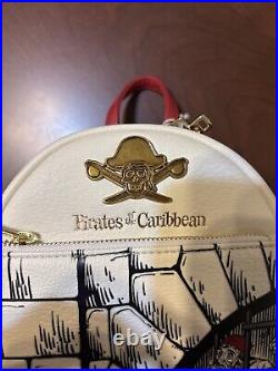 RARE Disney Park Pirates of the Caribbean Loungefly Mini Backpack Jail Scene NEW