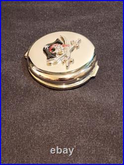 RARE Disneyland Pirates of the Caribbean Chrome/Stainless Mirror Compact