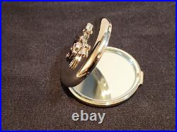RARE Disneyland Pirates of the Caribbean Chrome/Stainless Mirror Compact