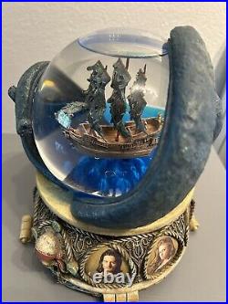 RARE Pirates Of The Caribbean Musical Water Globe