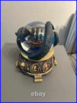 RARE Pirates Of The Caribbean Musical Water Globe