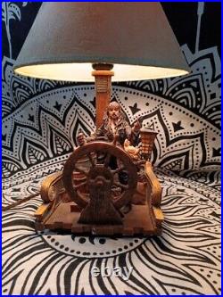 RARE Pirates of the Caribbean Lamp Disney Jack Sparrow Johnny Depp Hampton Bay