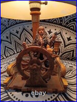 RARE Pirates of the Caribbean Lamp Disney Jack Sparrow Johnny Depp Hampton Bay