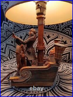 RARE Pirates of the Caribbean Lamp Disney Jack Sparrow Johnny Depp Hampton Bay