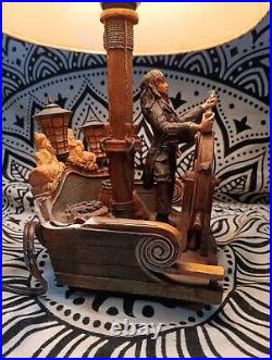 RARE Pirates of the Caribbean Lamp Disney Jack Sparrow Johnny Depp Hampton Bay