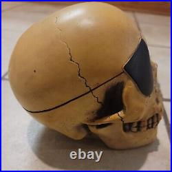 Rare 1974 Randotti Large Pirate Skull Type 1 Still Glows In The Dark