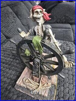 Rare Disney Jim Shore Figurine Pirates of the Caribbean Helmsman