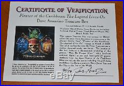 Rare Pirates Of The Caribbean The Legend Lives On Dave Avanzino Treasure Box