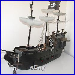Rare Pirates of the Caribbean Ultimate Black Pearl (Toy Pirate Ship Playset)