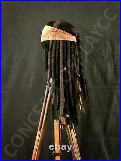 Replica of the original Captain Jack Sparrow wig from Pirates of the Caribbean