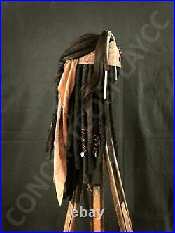 Replica of the original Captain Jack Sparrow wig from Pirates of the Caribbean