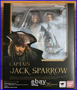 S. H. Figuarts Pirates Of The Caribbean Captain Jack Sparrow About 150Mm Abs &F/S