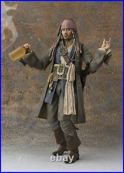 S. H. Figuarts Pirates Of The Caribbean Captain Jack Sparrow Action Figure