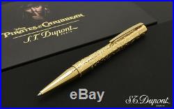 S. T. Dupont Pirates Of The Caribbean Ballpoint Pen With Stand 265101, New In Box