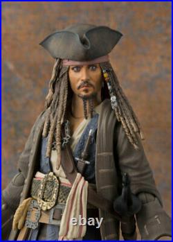 SH S. H. Figuarts Captain Jack Sparrow Pirates of the Caribbean Dead Bandai USED