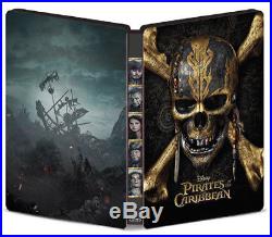 (STEELBOOK) Pirates of the Caribbean Dead Men Tell No Tales (Blu-ray 3D + 2D)