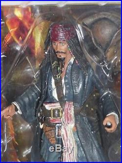Set of 4 Pirates of the Caribbean Figures, Jack Sparrow, Will Turner, Maccus & D