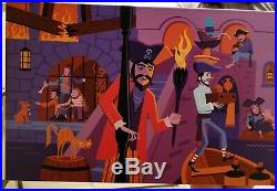 Shag Disneyland Canvas Giclee Pirates Of The Caribbean Rare Art Disney Josh Agle