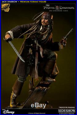 Sideshow Pirates Of The Caribbean Jack Sparrow Exclusive Premium Format Statue
