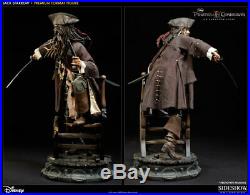 Sideshow Pirates Of The Caribbean Jack Sparrow Exclusive Premium Format Statue