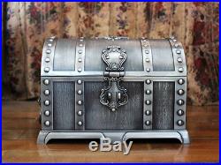 Super Big Pirates of the Caribbean Jewelry Box Vintage Treasure Chest with lock