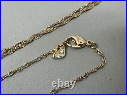 Swarovski disney Pirates Of The Caribbean Angelica cross necklace pendant gold