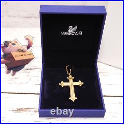 Swarovski x Disney Pirates Of The Caribbean Angelica Cross necklace pendant gold