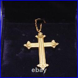 Swarovski x Disney Pirates Of The Caribbean Angelica Cross necklace pendant gold