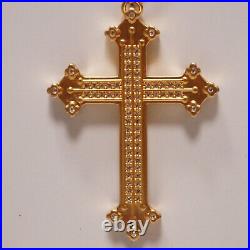 Swarovski x Disney Pirates Of The Caribbean Angelica Cross necklace pendant gold