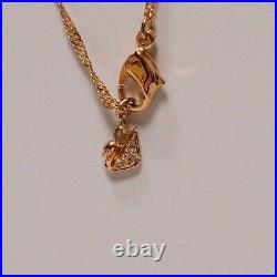 Swarovski x Disney Pirates Of The Caribbean Angelica Cross necklace pendant gold