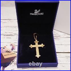 Swarovski x Disney Pirates Of The Caribbean Angelica Cross necklace pendant gold