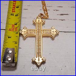 Swarovski x Disney Pirates Of The Caribbean Angelica Cross necklace pendant gold