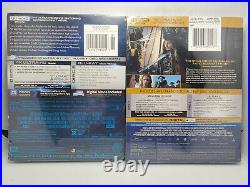 THE SHAPE OF WATER 4K + PIRATES OF CARIBBEAN 5 4K STEELBOOKS 4K+Blu-ray+Digital
