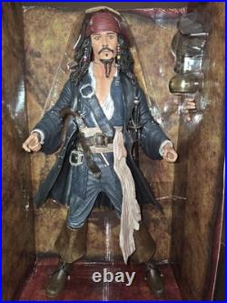 Talking Captain Jack Sparrow Neca 2004 18 Action Figure TESTED And WORKING