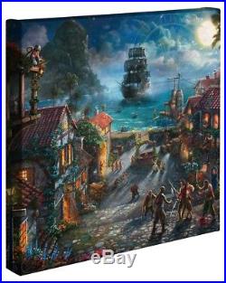 Thomas Kinkade Studios Pirates Of The Caribbean 14 x 14 Gallery Wrap Canvas