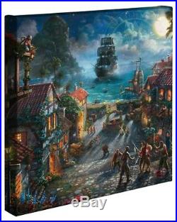 Thomas Kinkade Studios Pirates Of The Caribbean 14 x 14 Gallery Wrap Canvas
