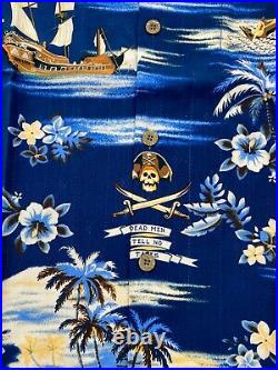 Tommy Bahama Men's Pirates of the Caribbean Disney Parks Collection Silk Shirt M