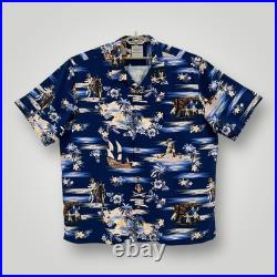 Tommy Bahama Pirates of the Carribbean Shirt Mens 3XL Silk RARE Disney Parks Tommy Bahama Pirates of the Carribbean Shirt Mens 3XL Silk RARE Disney Parks
