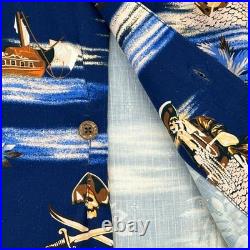 Tommy Bahama Pirates of the Carribbean Shirt Mens 3XL Silk RARE Disney Parks Tommy Bahama Pirates of the Carribbean Shirt Mens 3XL Silk RARE Disney Parks