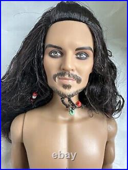 Tonner MATT 2007 NUDE PIRATES OF THE CARIBBEAN JACK SPARROW 17 JOHNNY DEPP DOLL