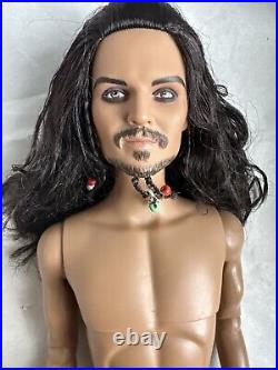 Tonner MATT 2007 NUDE PIRATES OF THE CARIBBEAN JACK SPARROW 17 JOHNNY DEPP DOLL