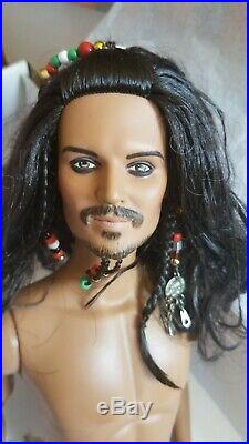 Tonner Nude Captain Jack Sparrow Johnny Depp Doll 17 Pirates of the Caribbean