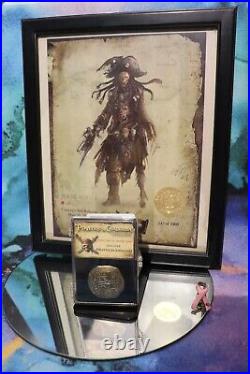 VERY RARE Exclusive E3 Disney Pirates of the Caribbean Online Coin, Litho