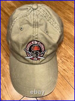 VTG Pirates Of The Caribbean Vintage 2003 ILM VFX Movie Crew Khaki Adj Cap Hap