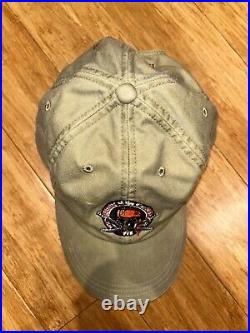 VTG Pirates Of The Caribbean Vintage 2003 ILM VFX Movie Crew Khaki Adj Cap Hap