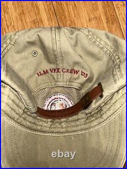 VTG Pirates Of The Caribbean Vintage 2003 ILM VFX Movie Crew Khaki Adj Cap Hap